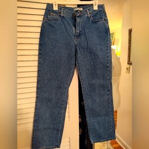 Lee high rise relaxed straight leg jeans